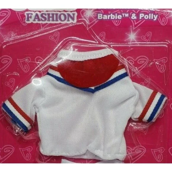 Vintage Polly Fashion Doll Late 1990s Barbie Clone Polyfect Nautical Outfit NOS - Picture 2 of 4